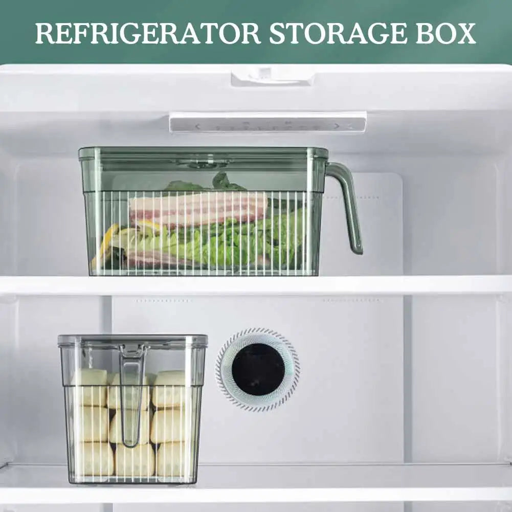 Kit com 9 Potes Organizador de Geladeira