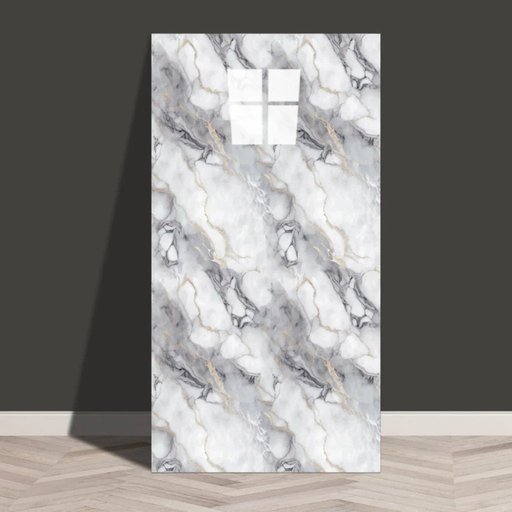 KIT40 Placa Adesiva 3d Mármore De Parede Relevo Lavável 30cm X 60cm