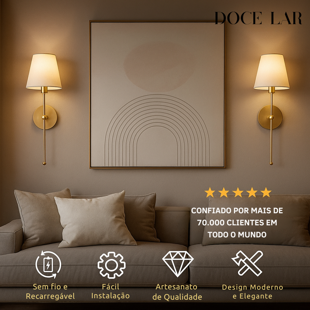 Kit com 10 Luminárias Soleil Vintage | Design Clássico