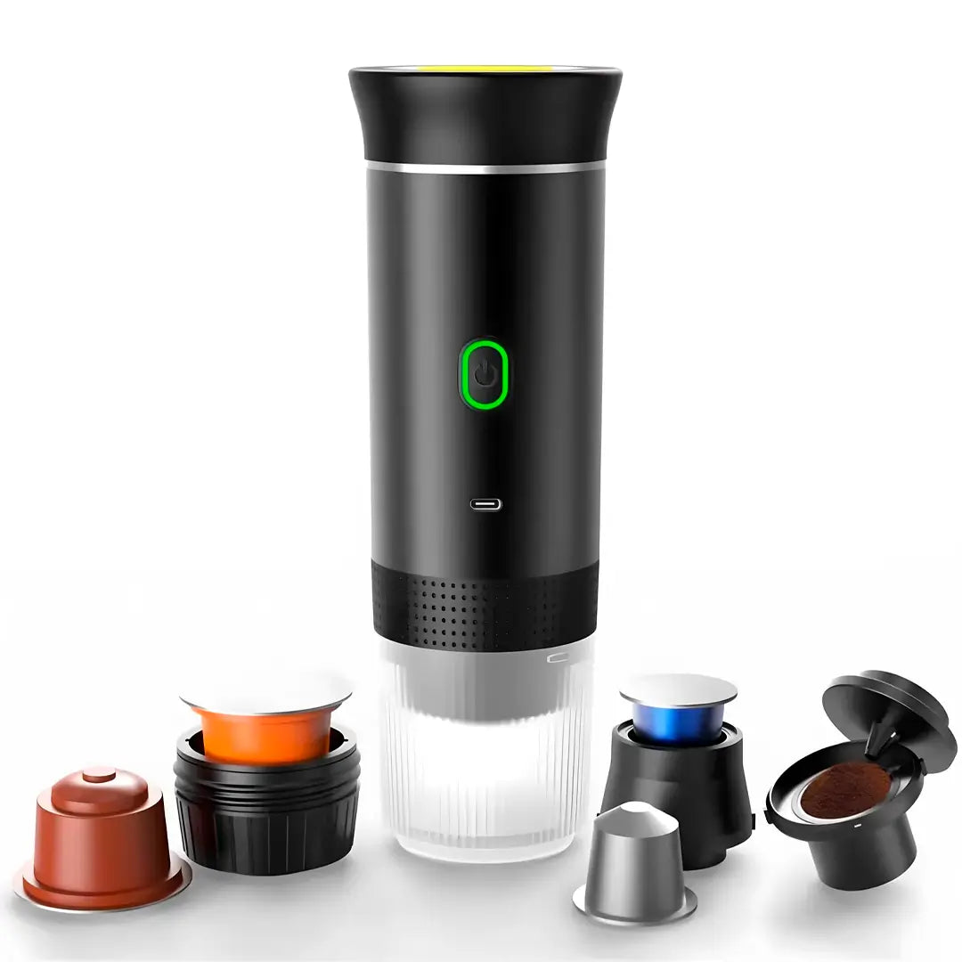 [COMPRE 1 LEVE 2] Cafeteira Nanopresso Portátil 3 em 1 Sem Fio + BRINDE: 20 Cápsulas Premium
