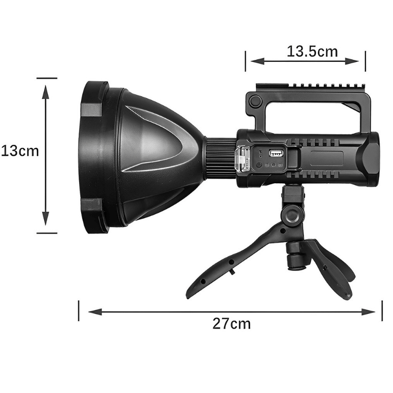 Lanterna Ultra Light  - Recarregável USB + Brinde Exclusivo