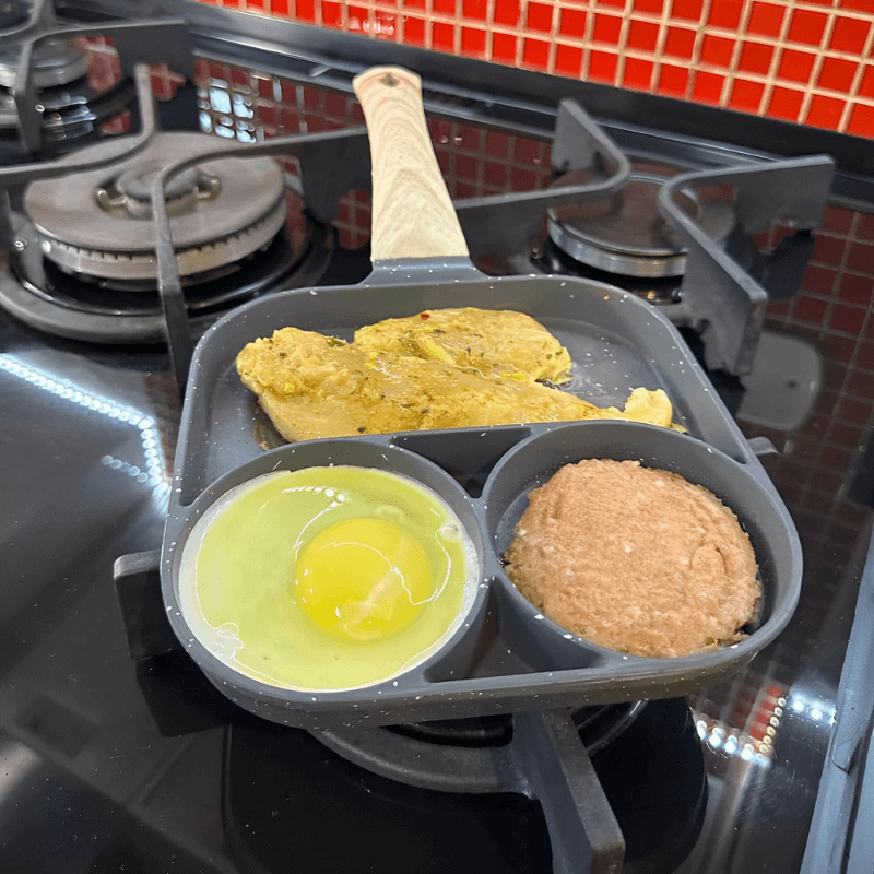 Frigideira Antiaderente 3 em 1 + Brinde