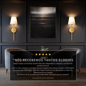 Kit com 10 Luminárias Soleil Vintage | Design Clássico
