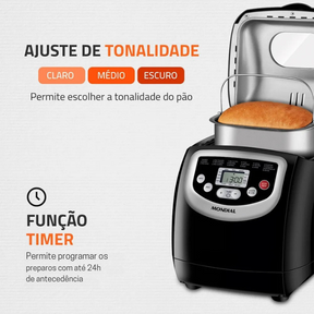 Panificadora Mondial Valtta© — tecnologia e praticidade + Brinde Exclusivo!