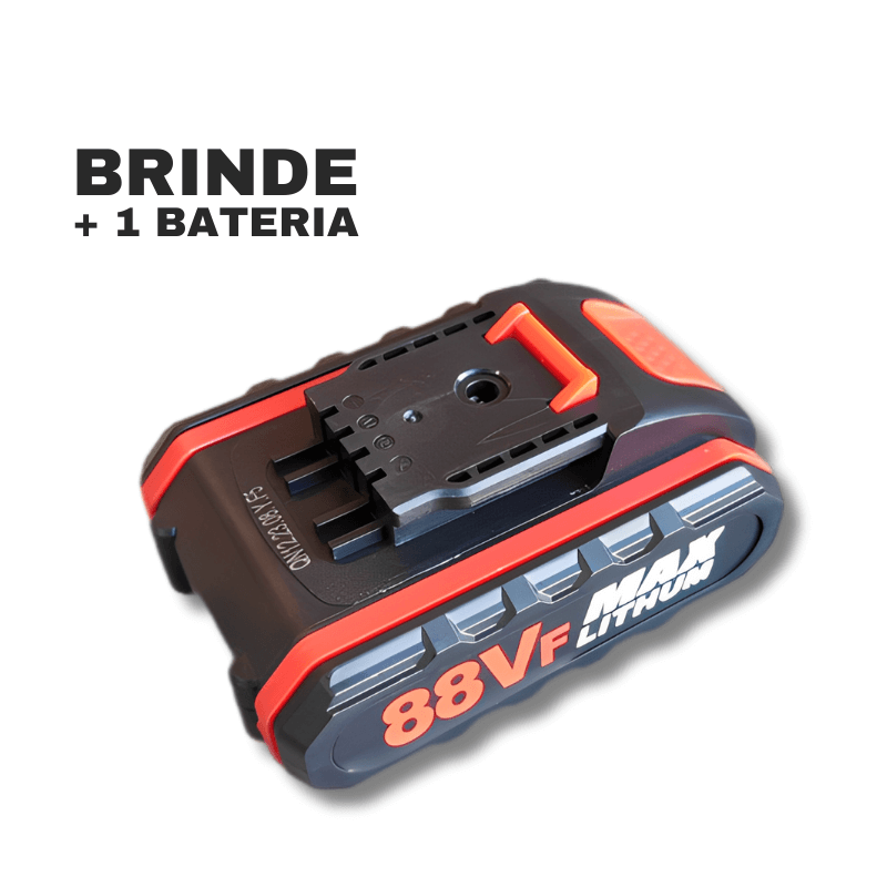 Motosserra Portátil Zmart + 1 Bateria Externa Brinde
