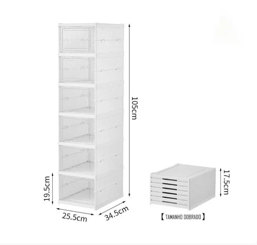 SmartBox – Kit Premium com 12 Caixas Organizadoras Multiuso