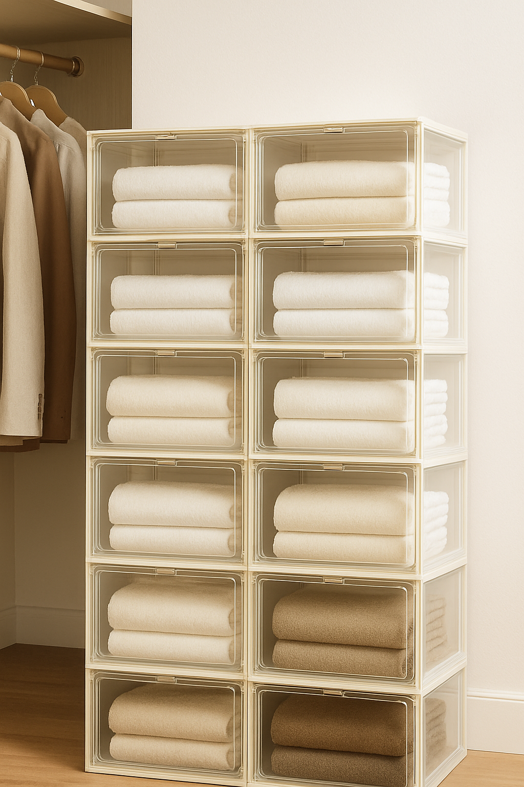 SmartBox – Kit Premium com 12 Caixas Organizadoras Multiuso