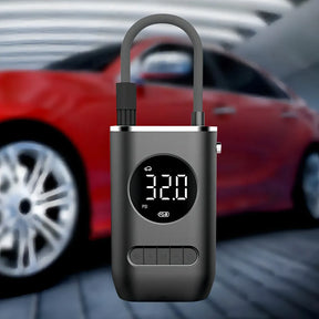 Bomba De Ar Portátil Compacta Com Lanterna