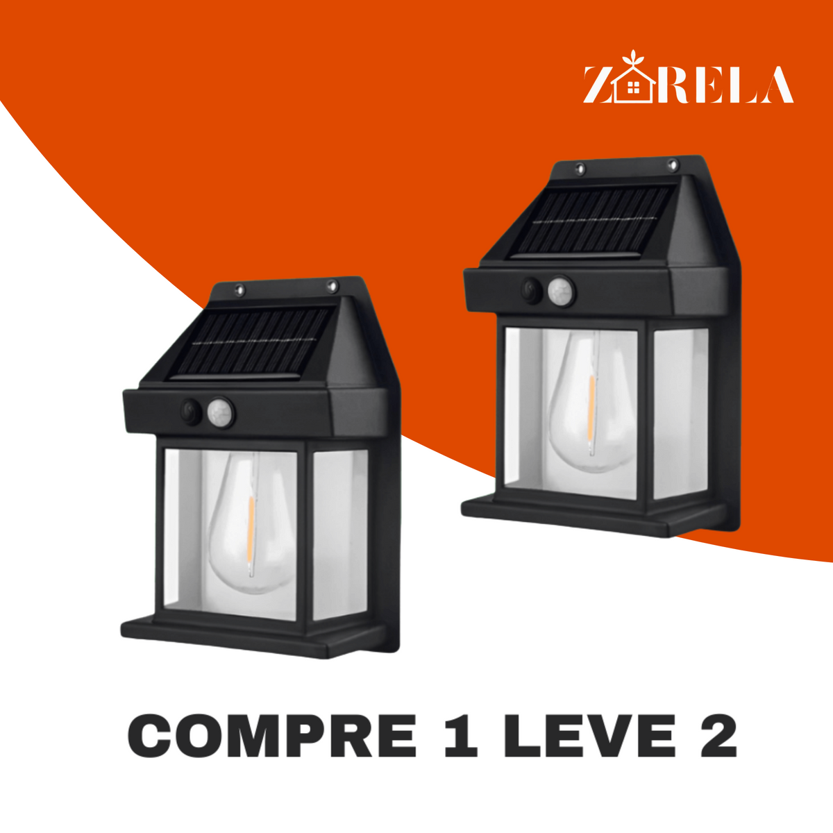 Luminária Solar Decorativa - Compre 1  leve 2