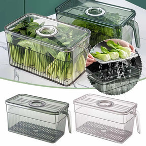 Kit com 9 Potes Organizador de Geladeira