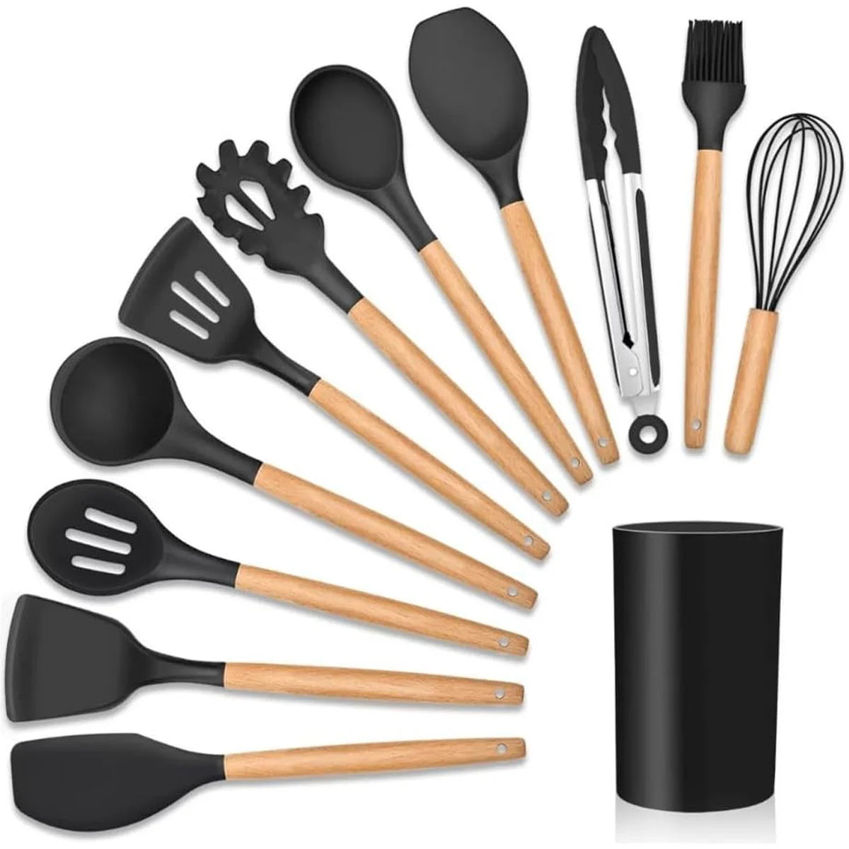 Kit Completo - Utensílios de Cozinha em Silicone
