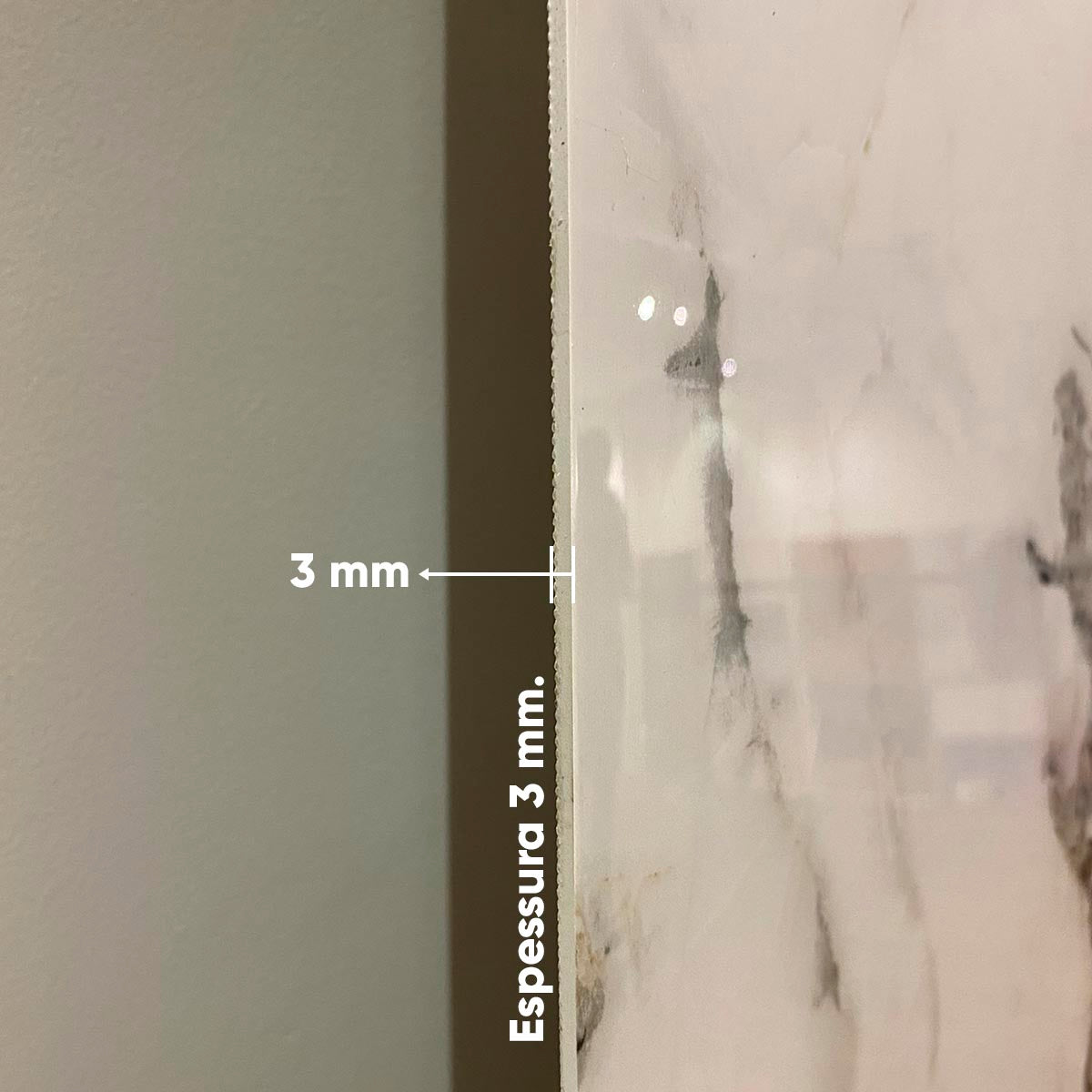 Revestimento Flexível Placa Mármore Carrara Gold 1.22x2.44m